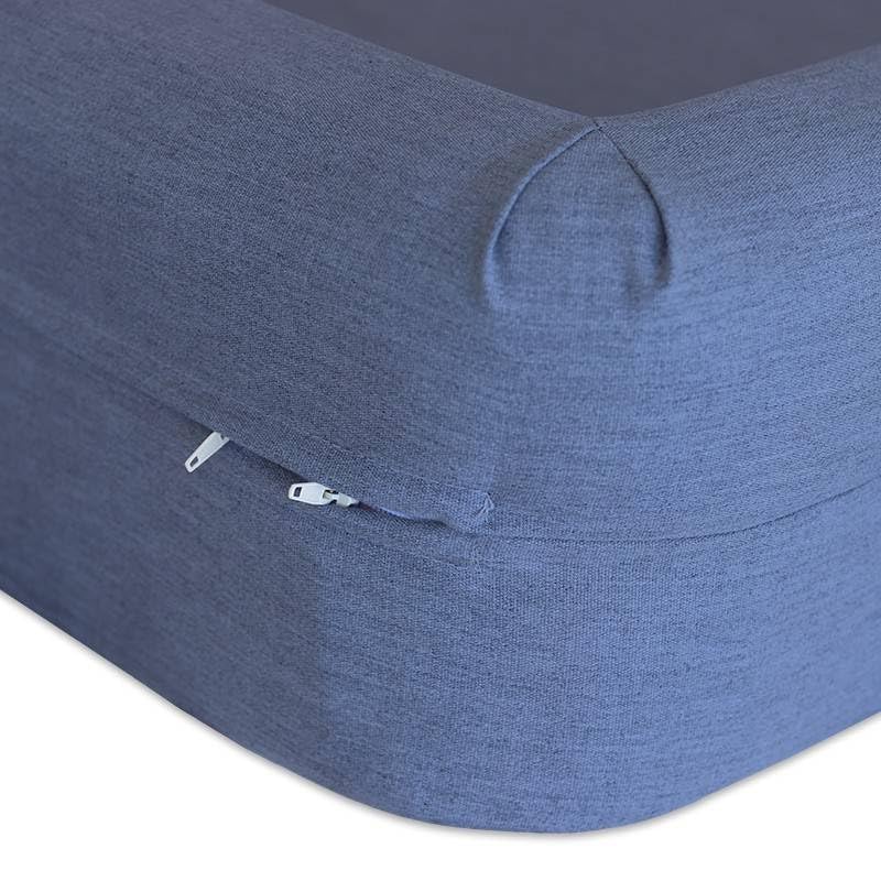 Ventadecolchones - Cama para Gato Desenfundable - Grande: 120 x 75 cm - Loneta Exterior Antimanchas Colorida - 3 cm de Visco + 4 cm de Espuma