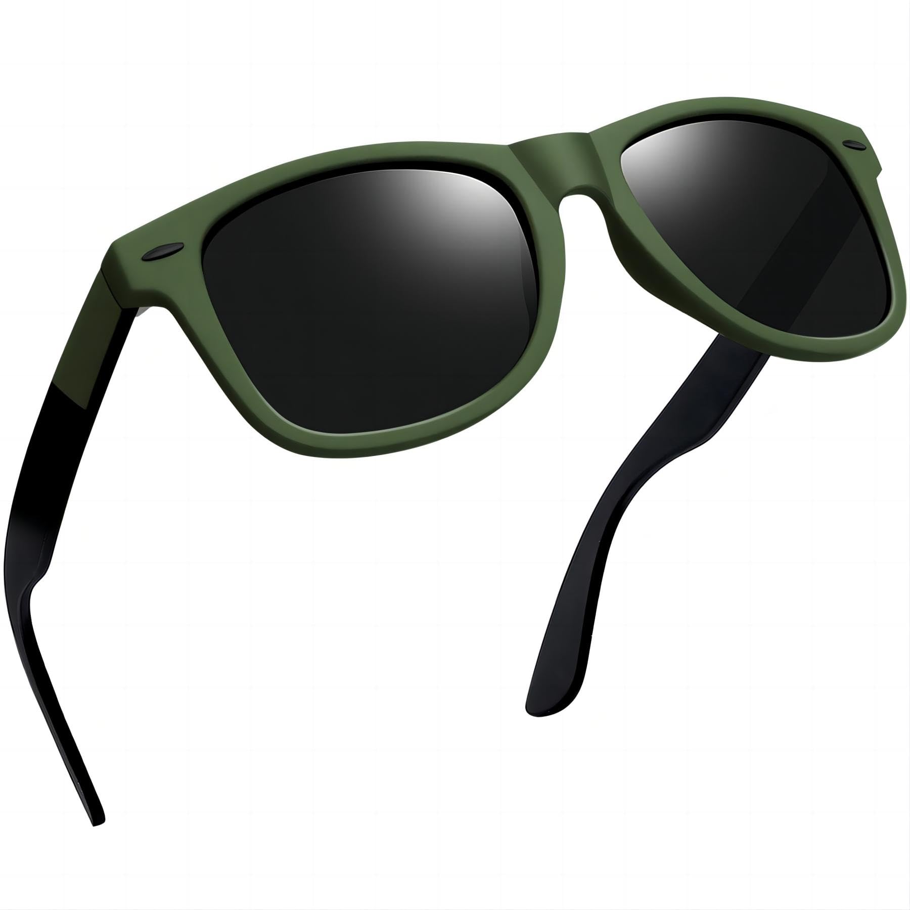 Joopin Occhiali da Sole da Uomo Donna Polarizzati Protezione UV400 Vintage Classici Rettangolari Occhiali da Guida, Unisex - Adulto