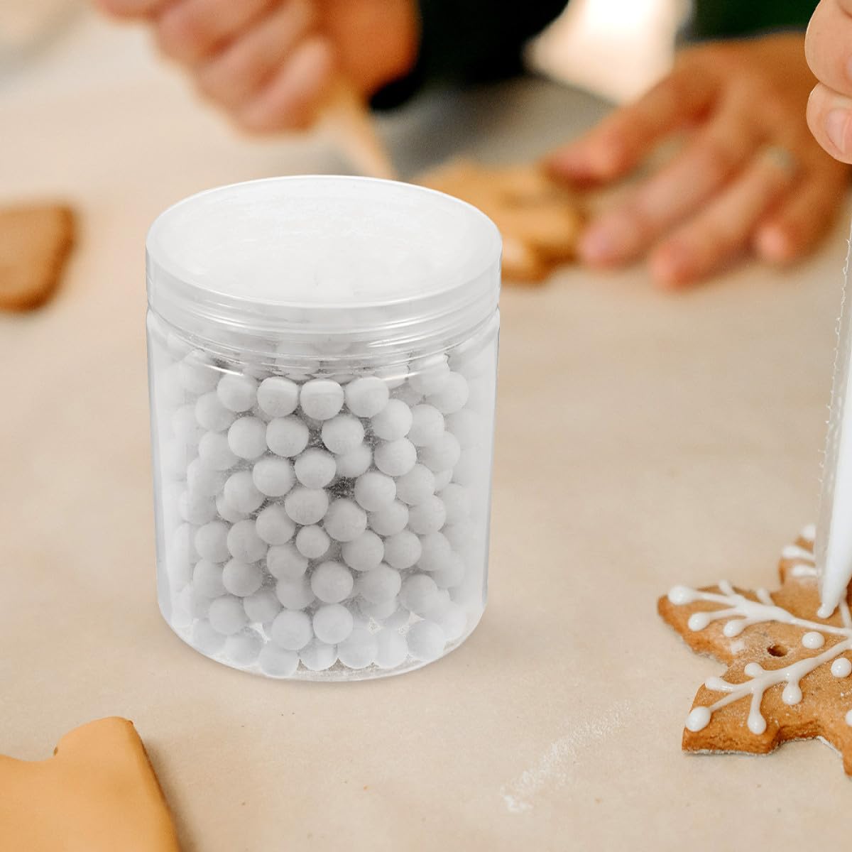 Poids à Tarte pour en Céramique Réutilisable Blanc 800g Forme Ronde Baking pour Chefs Professionnels et Amateurs de Pâtisserie