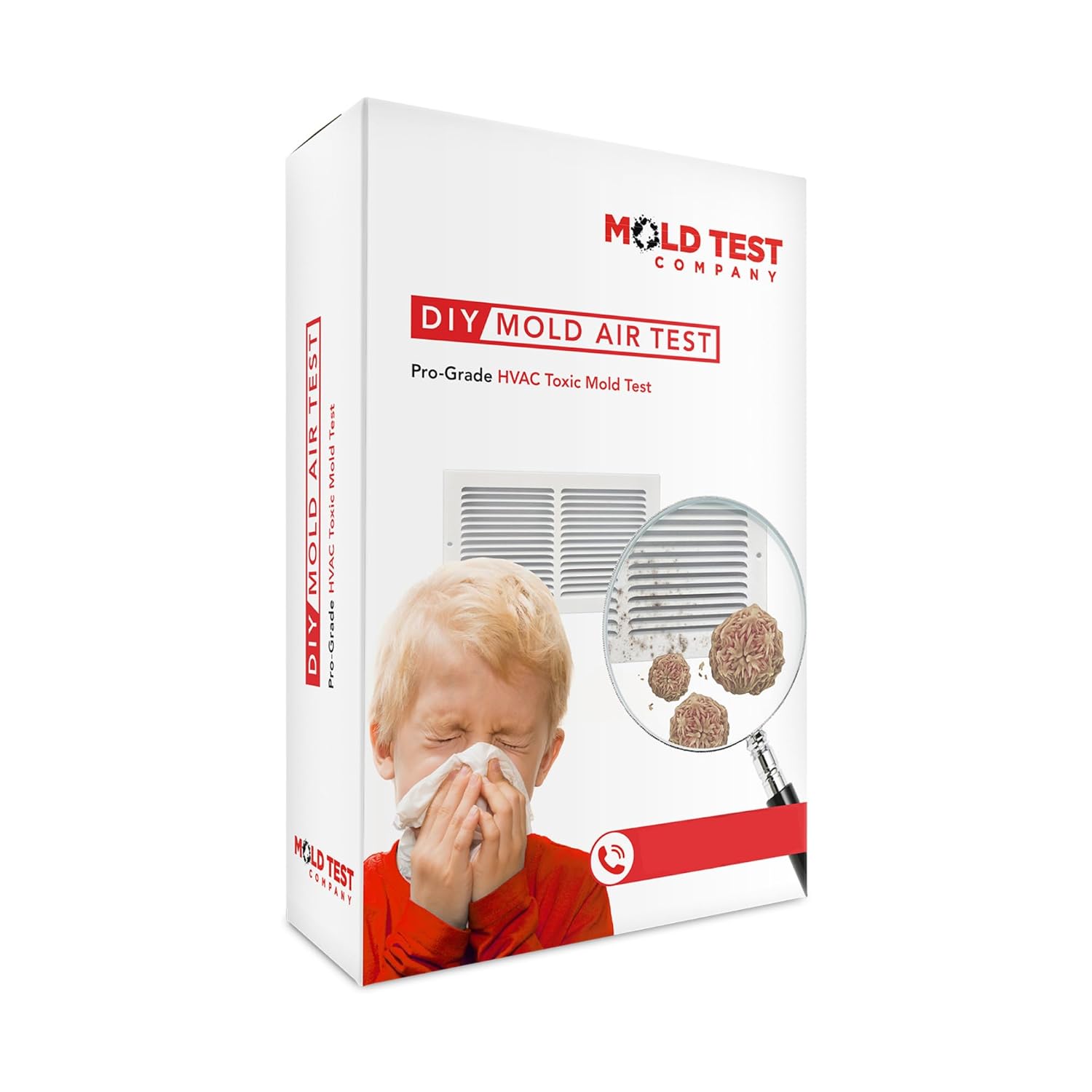 Professional Grade HVAC Mold Test Kit with Lab Analysis in Palestine at