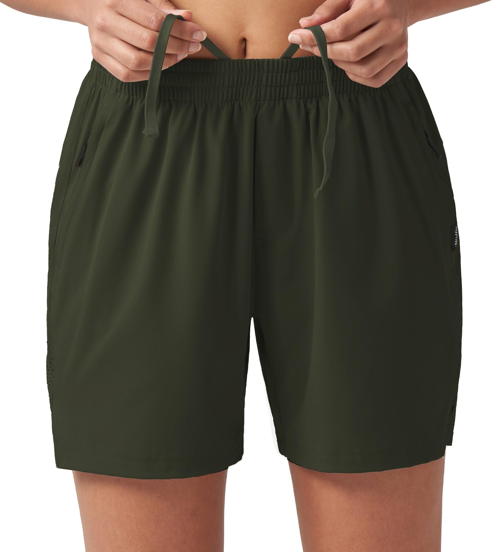 WILLIT Pantaloni corti da trekking da donna, sportivi, ad asciugatura rapida, leggeri, per attività all'aria aperta, trekking, con tasche