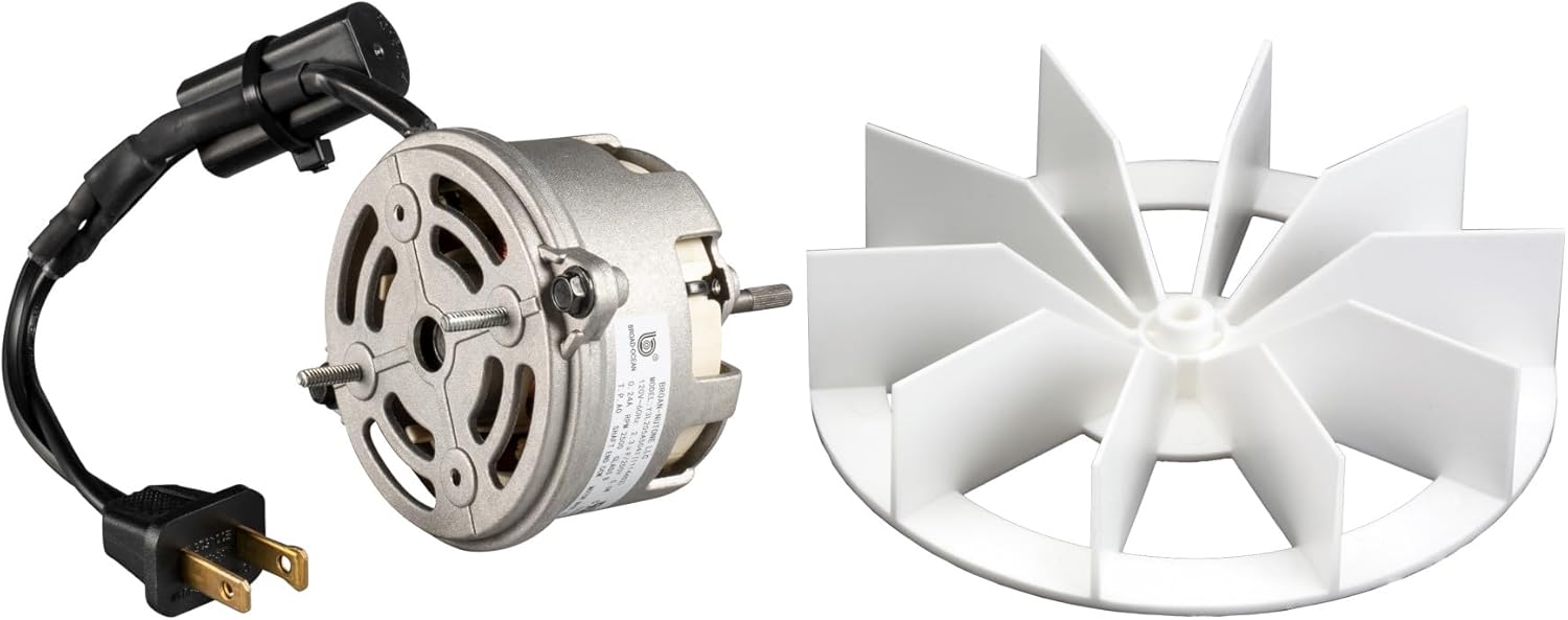 Broan-NuTone® BP27R Genuine Replacement Motor/Wheel for 50 CFM Bathroom Fans, Fits Select Models