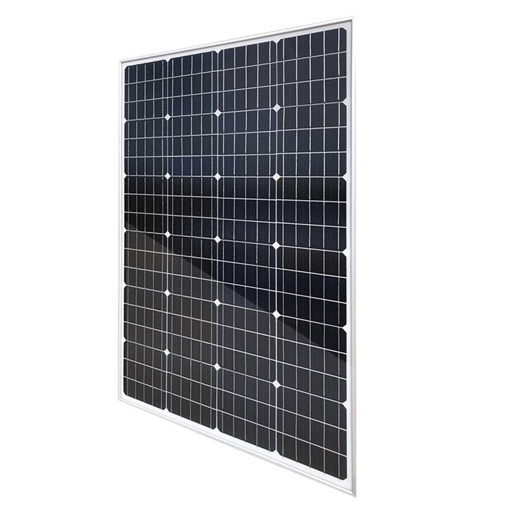 AUECOOR120 Watt 12 Volt Solar Panel Monocrystalline Solar Module for RV Boat Marine Caravan 12V Battery Charging