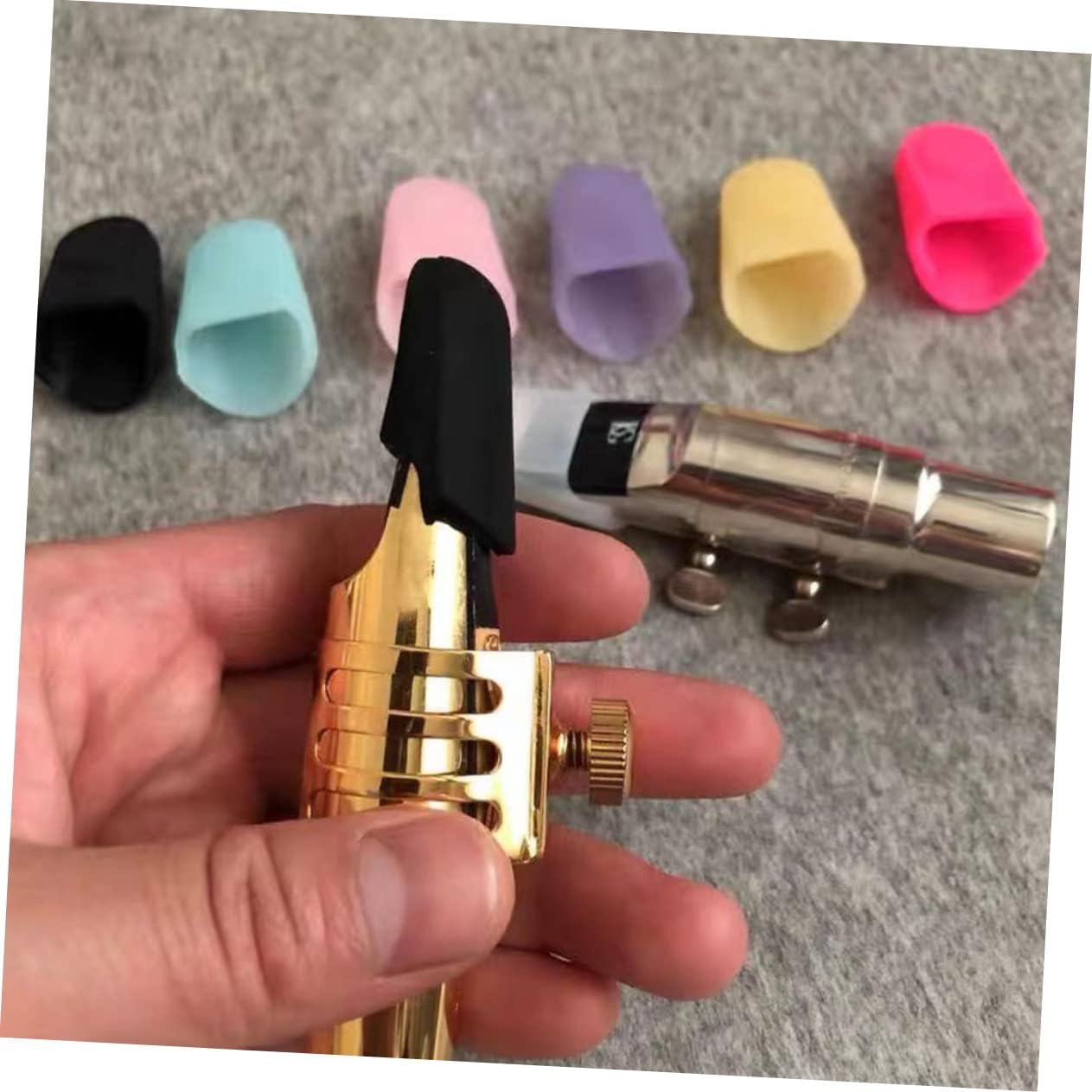 1pc Saxophone Protective Cover for Alto and Soprano Elastic and Creative Design Safe for Beginners and Professionals Accessory for Woodwind Instruments