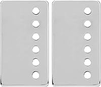Vista 7 de Keenso 2 piezas de carcasa de pastilla de guitarra eléctrica, cubierta de pastilla de guitarra LP Humbucker de 1.969 in y 2.047 in, accesorios