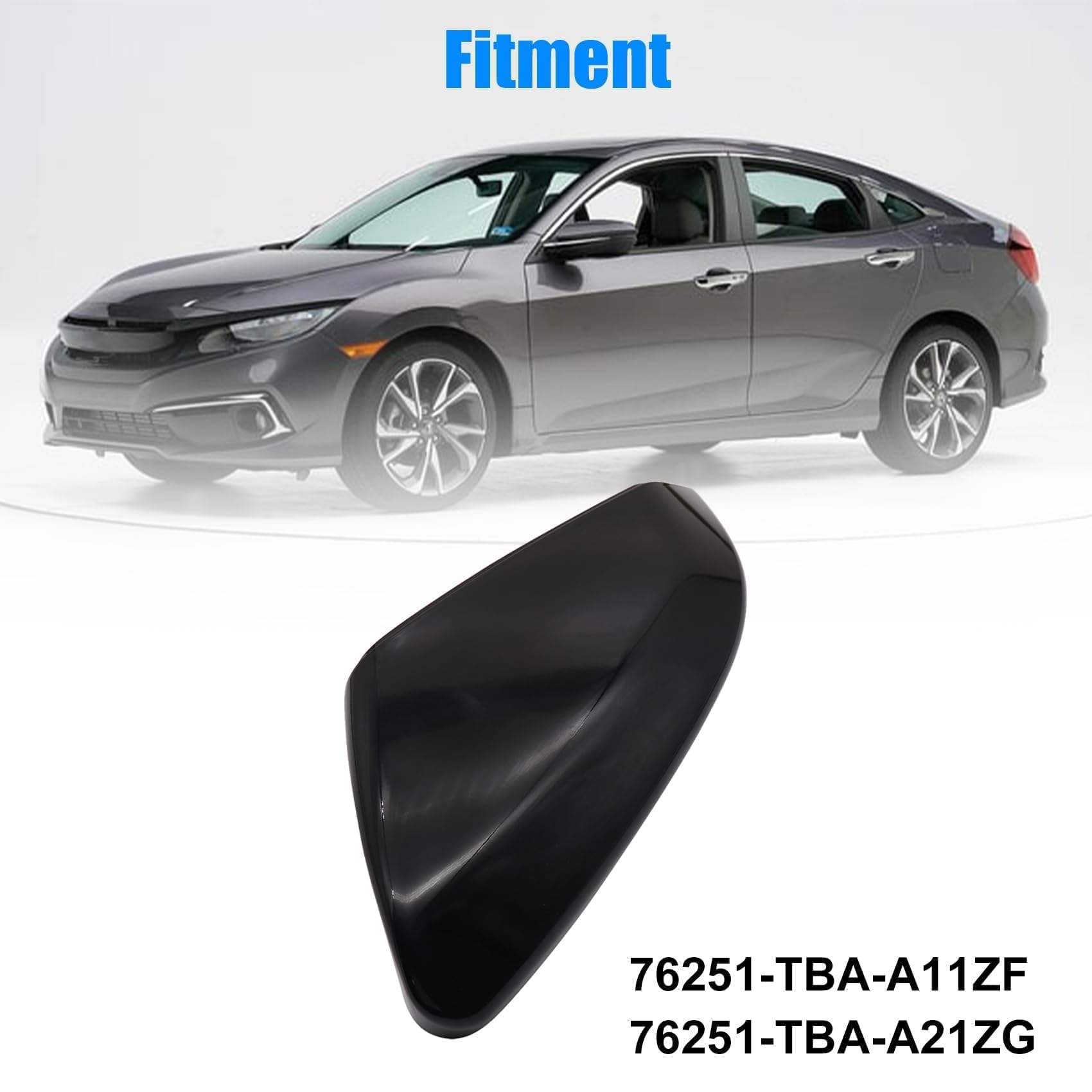 Amazon.com: Priprilod Left Driver Side Mirror Cap Cover Glossy
