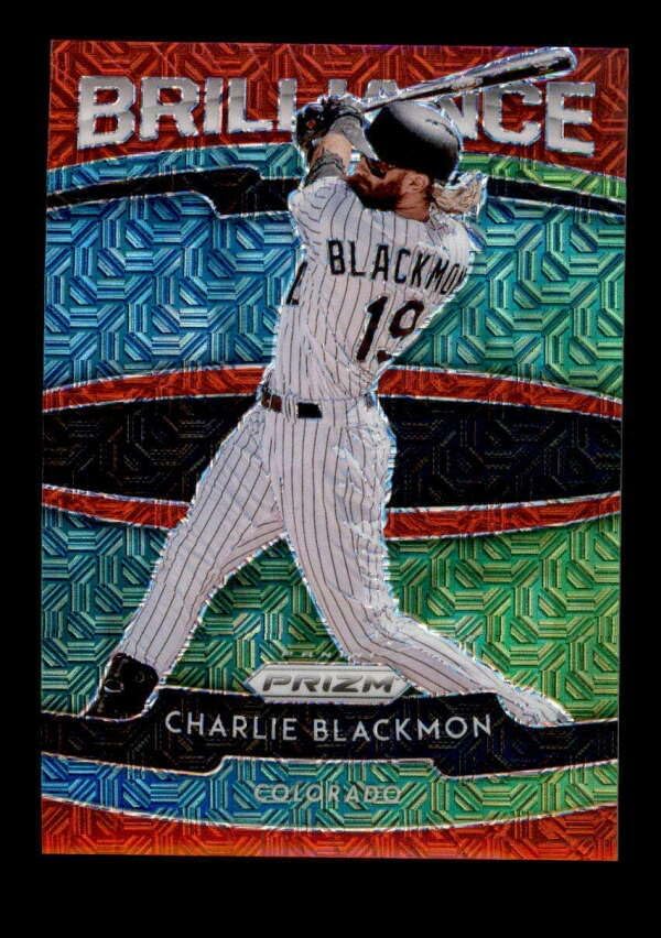 CHARLIE BLACKMON 2020 PANINI PRIZM #B-10 BRILLIANCE RED MOJO PRIZM #149 BD8628 CHARLIE BLACKMON 2020 PANINI PRIZM #B-10 BRILLIANCE RED MOJO PRIZM #149 BD8628