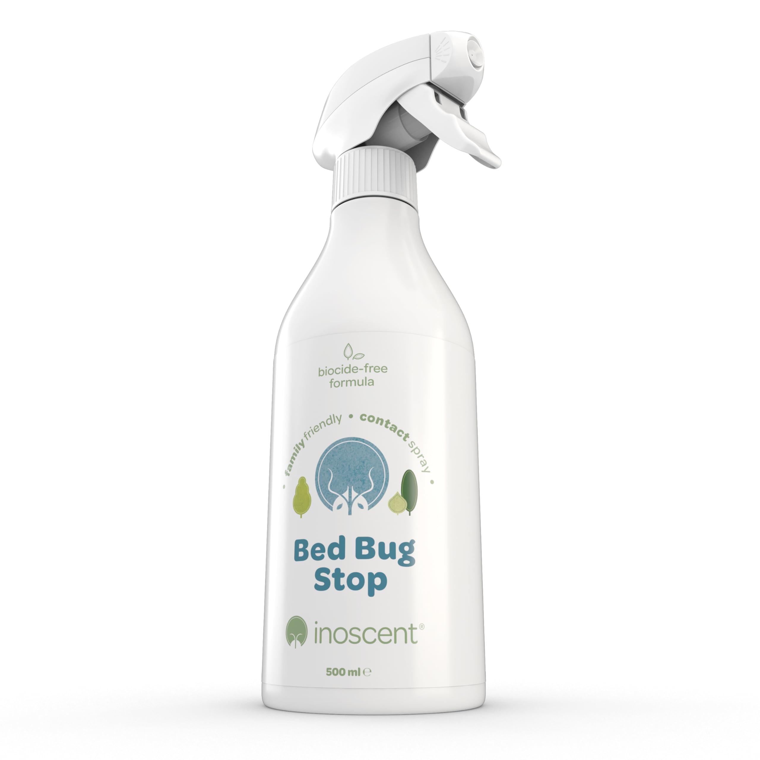 Inoscent Bed Bug Killer Spray (500ml) for Bedding, Mattress, Bed Frames, Fabric & Hard Surfaces. Non-Toxic, Pet & Family Safe. Ready to Use, Non-Staining, Eco Friendly Pest Control
