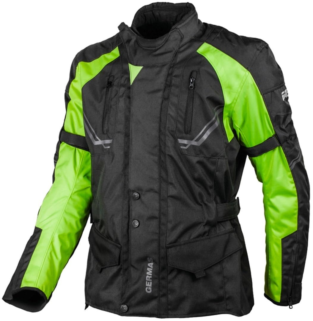 GMS Taylor Kurtka tekstylna motocyklowa, czarny/żółty, 4XL