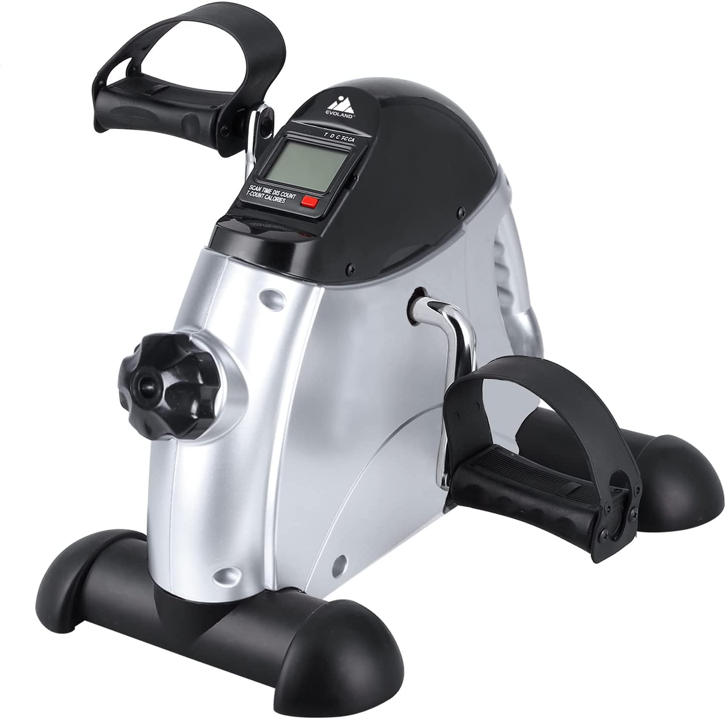 Mini Cyclette Pieghevole LEIVESTE Con Schermo LCD – Resistenza Regolabile, Pedali Antiscivolo, Per Gambe E Braccia – Per Casa E Ufficio, 2,6 Kg, Nero