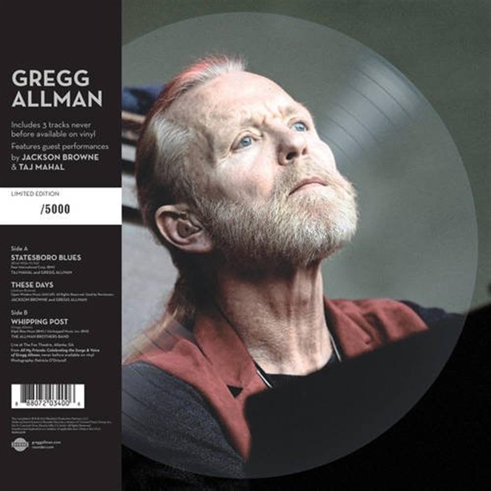 Allman Gregg - Picture Disc - EP 5,000 Copies Numbered Ltd. Ed.