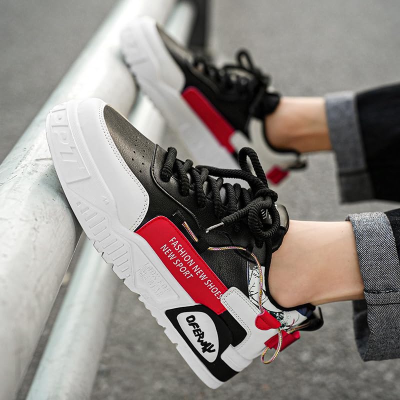 Men's Casual Shoes Fashion Sneakers Breathable Comfort Walking Shoes Thick Bottom Board Shoes Anti-Slip Casual Shoes4