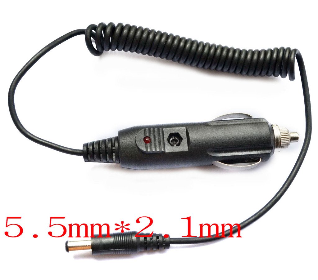 winwill12V 2A car charger Power adapter Cigarette Lighter 1.5M Cable 5.5mm ¡Á 2.1mm