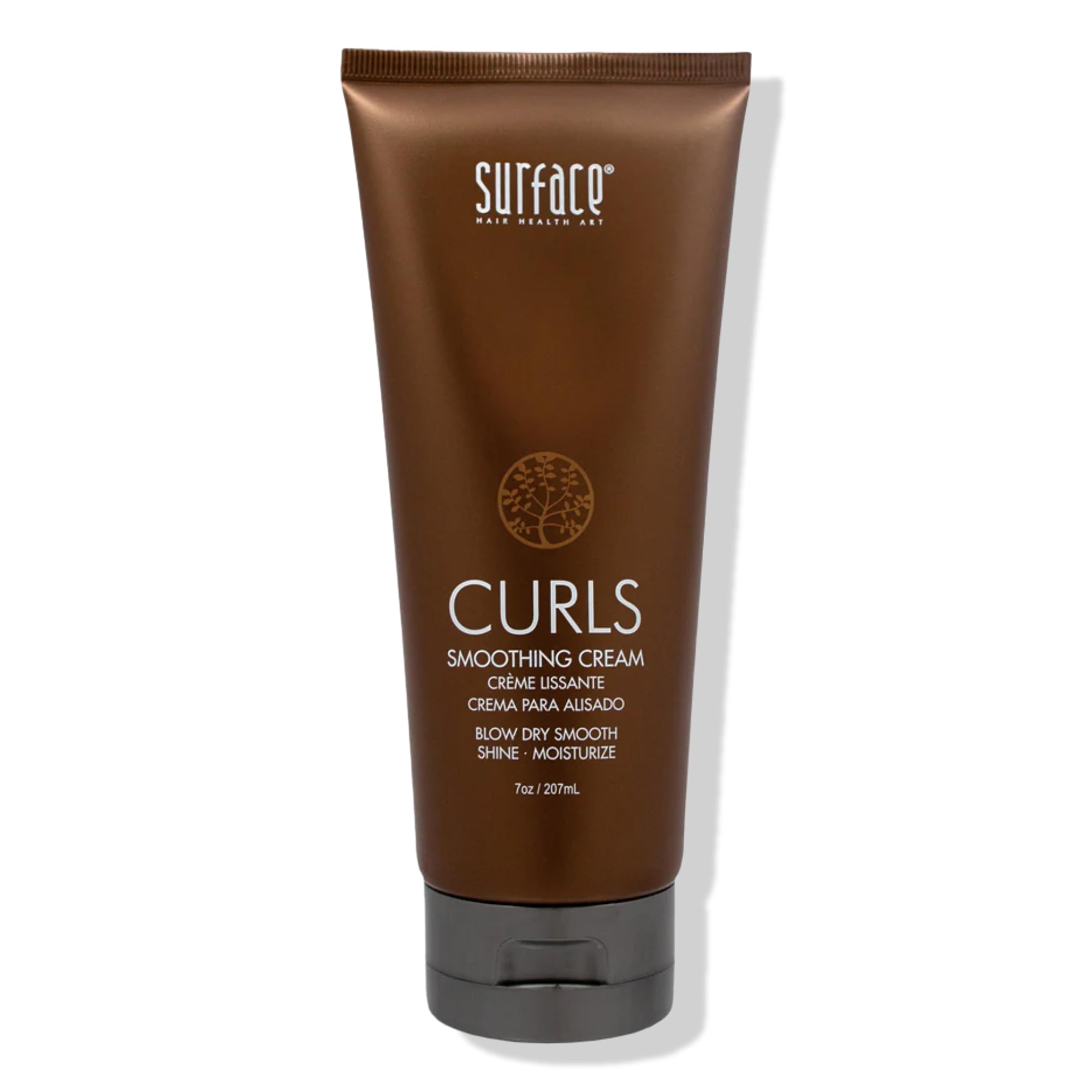 Surface Hair - Curls Smoothing Cream – Defines, Adds Shine, and Provides Frizz Free Style Longevity - 7 fl oz