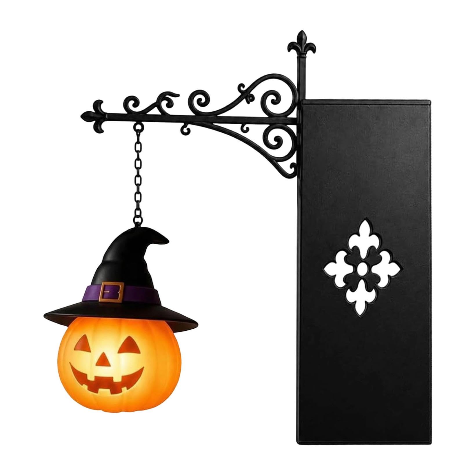 Library Lantern-Decorative Bookshelf Lighting | Ghost Bookshelf Lantern | Vintage Fantasy Book Nook Light Ornament | Lanterns Bookshelfs Light for Home Library, Study, Literary Lovers Gift (Pumpkin)