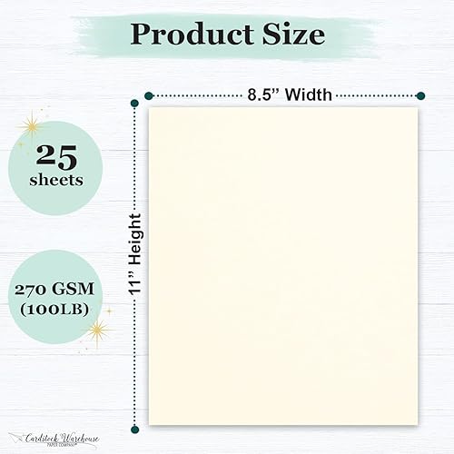 Miniatura 9 de Cardstock Warehouse Foundations Barely Gray - 8.5 x 11 pulgadas, 100 libras, 9.52 ozm, papel de cartulina 100% reciclado, 25 hojas