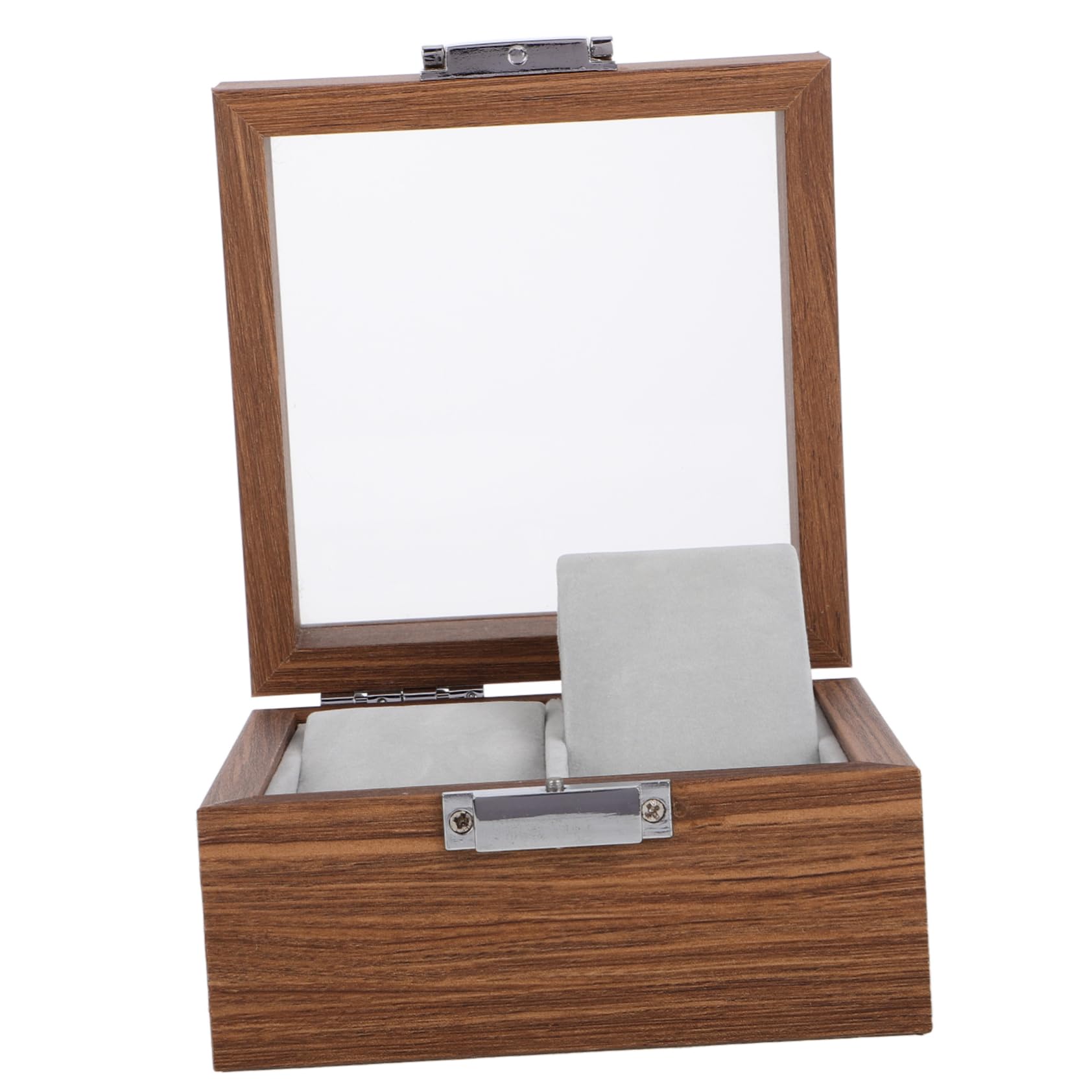 OUNONA Elegant Wooden Watch Box Chic Jewelry Display Storage Case for Watches Bracelets Necklaces Rings Stylish Packing for Personal and Corporate Use