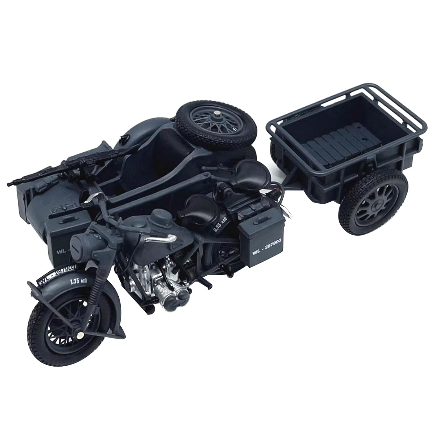 シミュレーション合金オートバイ模型 1:24 合金 第二次世界大戦 ドイツ