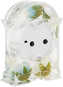 Amazon.co.jp: パシフィックGLD 時計 アクリル水中花 ホワイト
