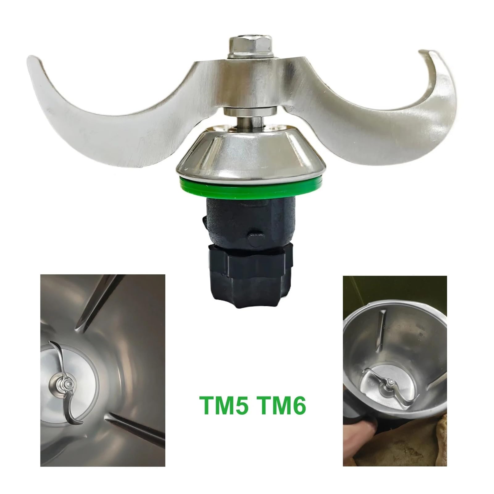 Genérico Cuchilla for amasar Compatible con Thermomix TM6 TM5