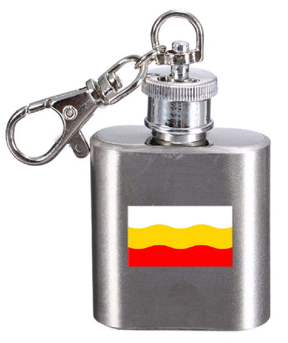 Porte-clés flasque gravé drapeau de la République tchèque idée cadeau souvenir