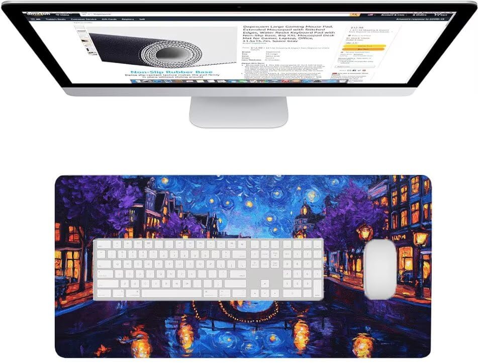 Desk mat para PC Villa D1-650 con diseño de cielo estrellado 3