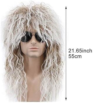 Amazon.co.jp: 80年代風ウィッグ ロングヘアウィッグ ロング
