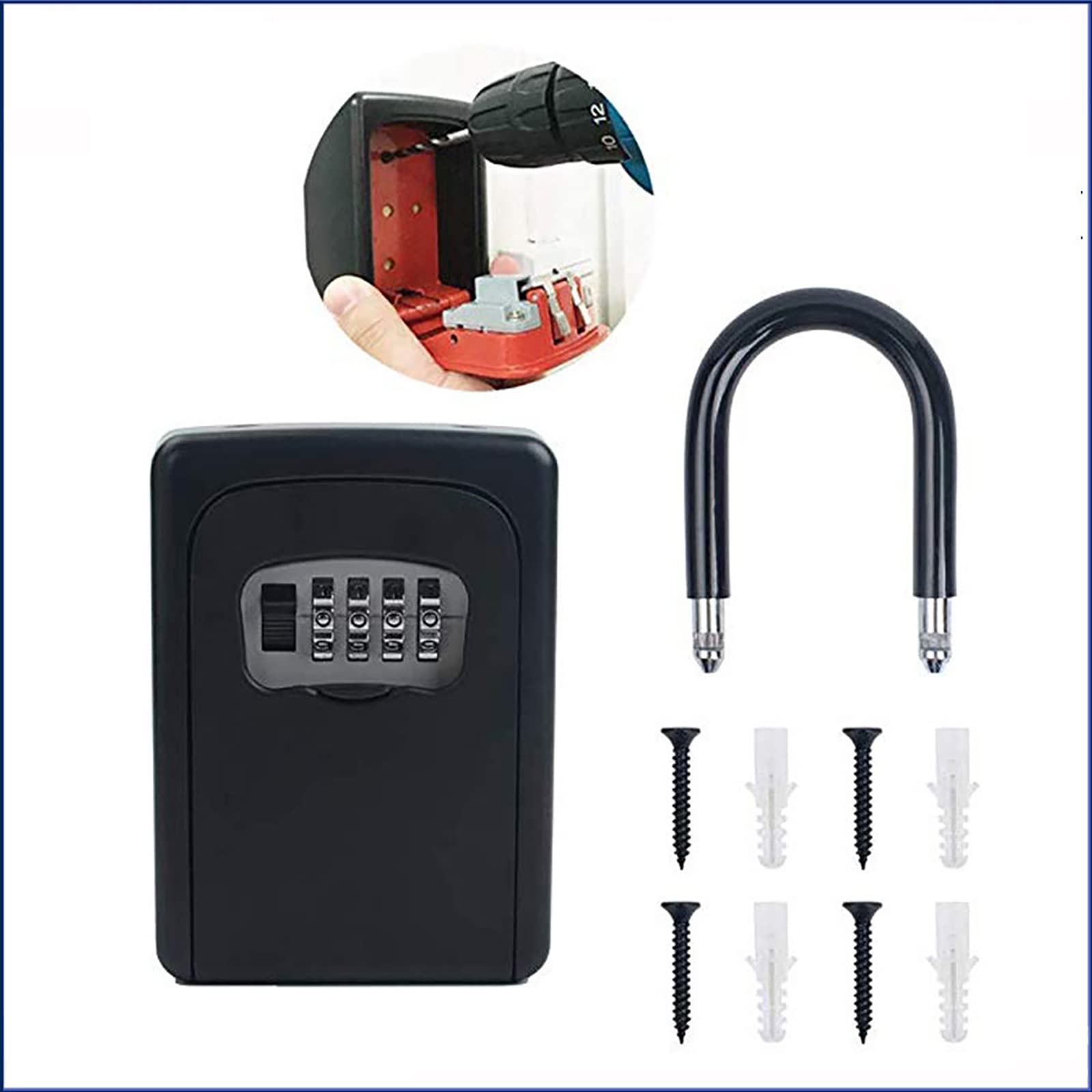 Cerradura de combinación for gabinete: cerradura de leva de seguridad sin llave con protección con contraseña for gabinetes, cajones y buzones(Orange)