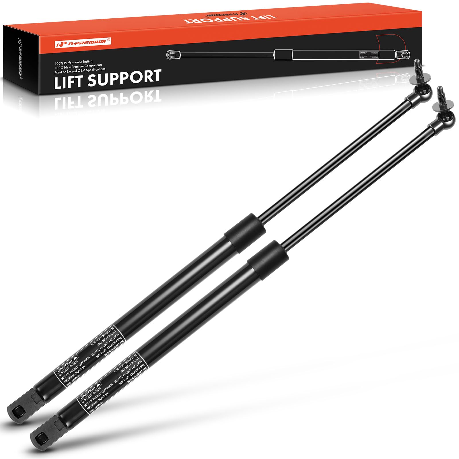 A-Premium Rear Window Lift Supports Shock Struts for Jeep Grand Cherokee WJ 1999-2004 2-PC Set