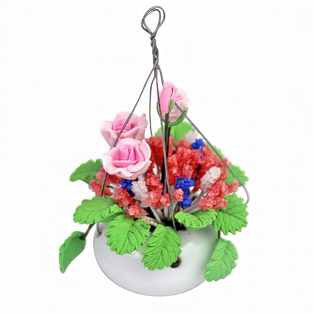 Dollhouse Decoration Plant Pots Miniature Green Potted Bonsai Models Decor,1:12 Miniature Plant