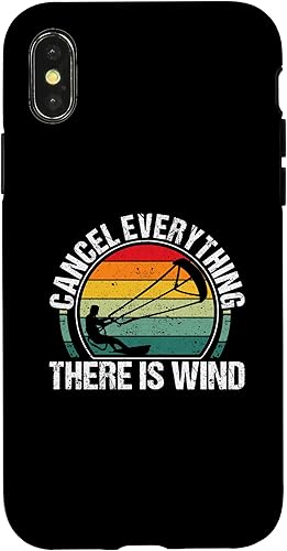 Miniatura 4 de iPhone 14 Pro Funny Kitesurf Kiteboarding Cancel Everything There Is Wind Case