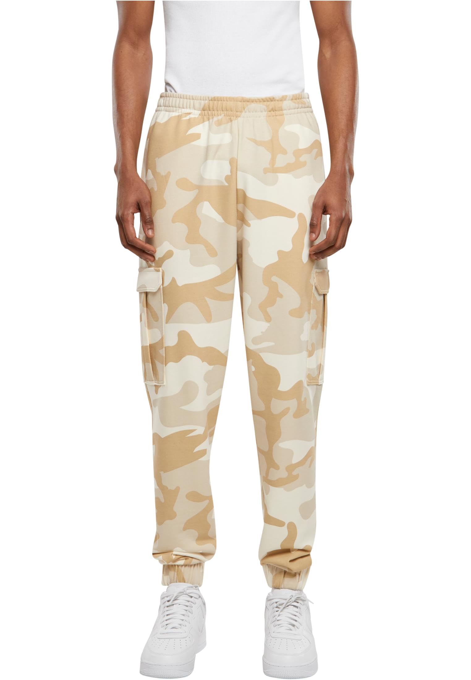 Urban Classics Men's Wide Camo Cargo Sweatpants Pants, Simplesandcamo,