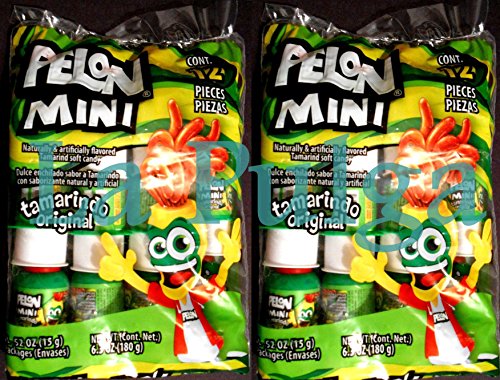 2 - Pelon Mini - Dulce Mexicano de Tamarindo 12 pcs