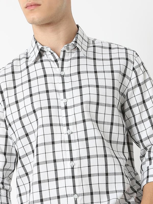 Image of Mens Striped Slim Fit Cotton Casual Shirt | Full Sleeves Mens Shirts | Stylish Shirt for Men