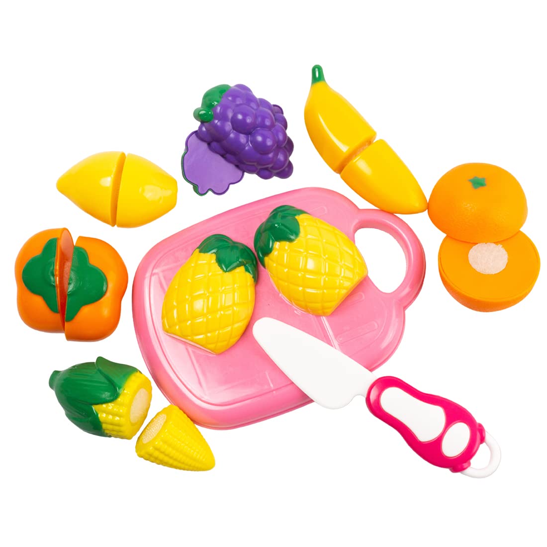Wembley Fruits Cutting Toys for Kids Pretend Play Kitchen Toys Play Food Toys Sliceable 9Pcs for 3+ Years Boys, Girls, Kids- BIS Approved (B0B462S9HG) Amazon Price History, Amazon Price Tracker