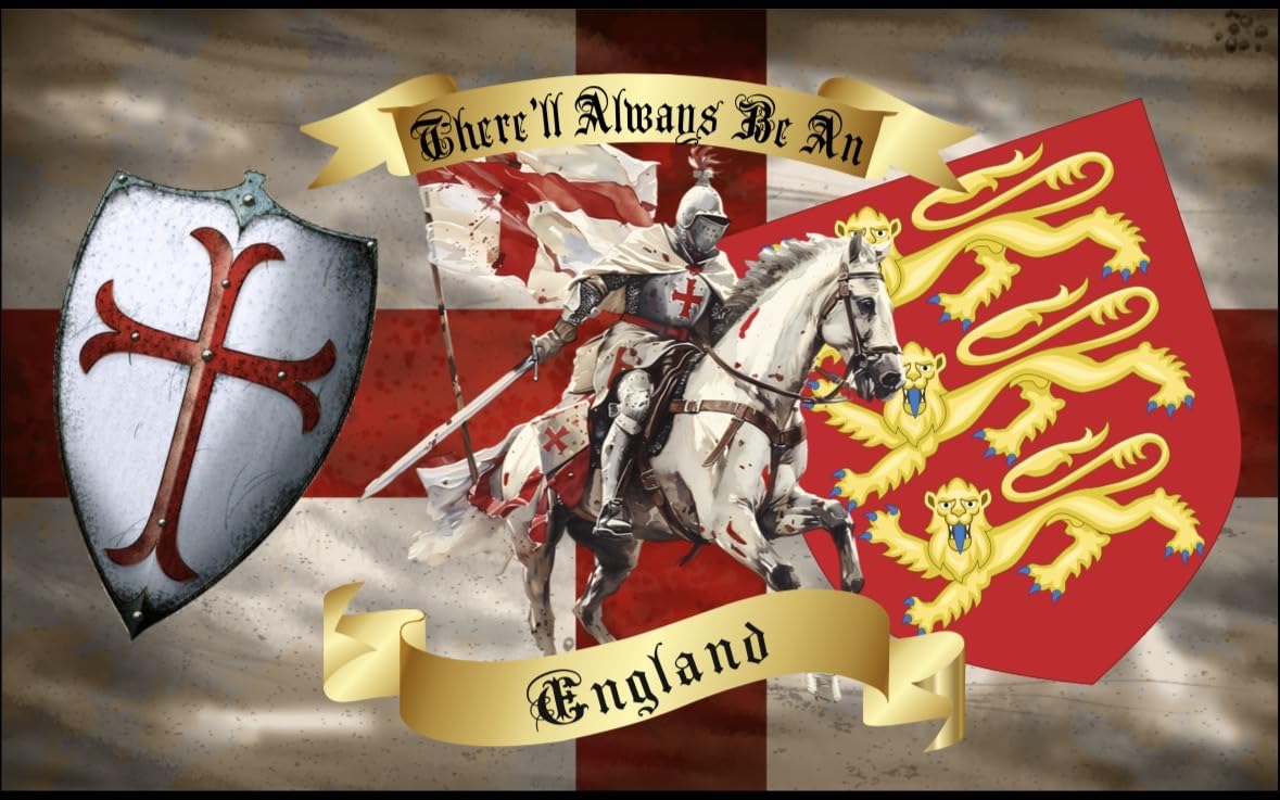 They'll Always Be An England St George Flag March for England Tommy Robinson