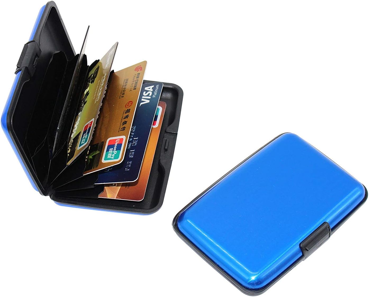 PDTXCLS Aeiniwer 12Pcs Credit Card Holder Travel Wallet Anti-Theft Brush Anti - scanning Anti Ultra-Thin Portable Bank Credit Card Case for Men Women