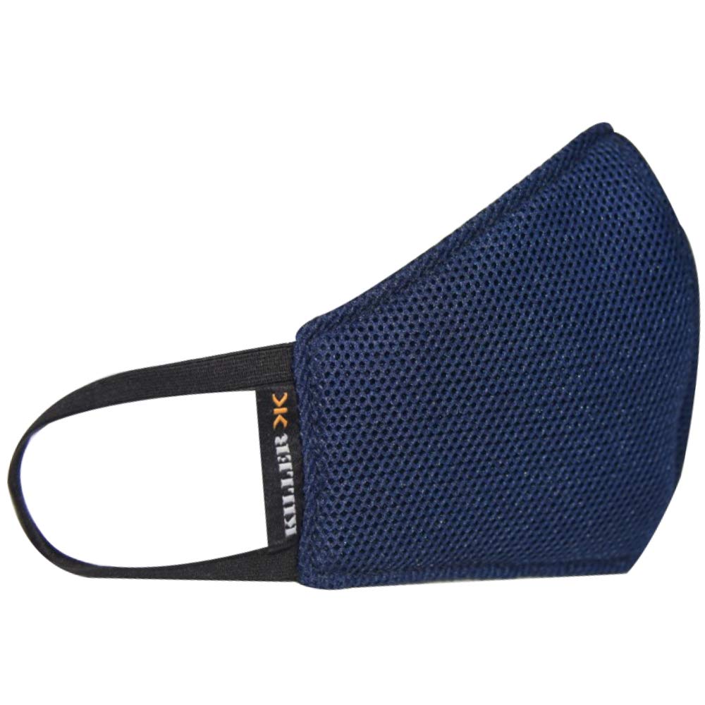 KILLER Breathable Air Mesh Protector Face Anti-Pollution Reusable Protective Mask (Navy) (B089KP9ZVW) Amazon Price History, Amazon Price Tracker