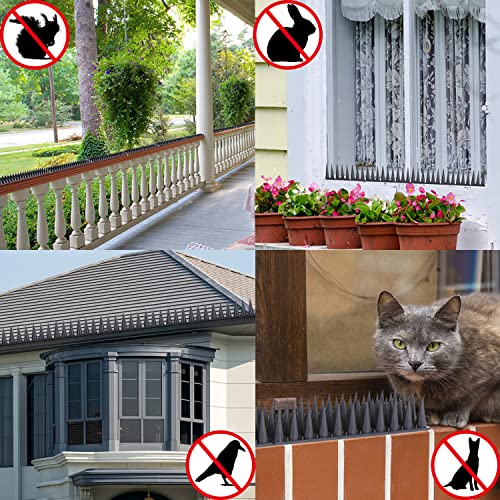 Quunoot Bird Spikes, 20 Packs Bird Deterrent, Raccoon For Outdoor Repelling Reptiles thumb #5