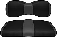 Vista 33 de Fundas de asiento de carrito de golf para 2 pasajeros, cubierta de asiento delantero para EZGO TXT OEM Cojín de asiento ordinario, funda de asiento