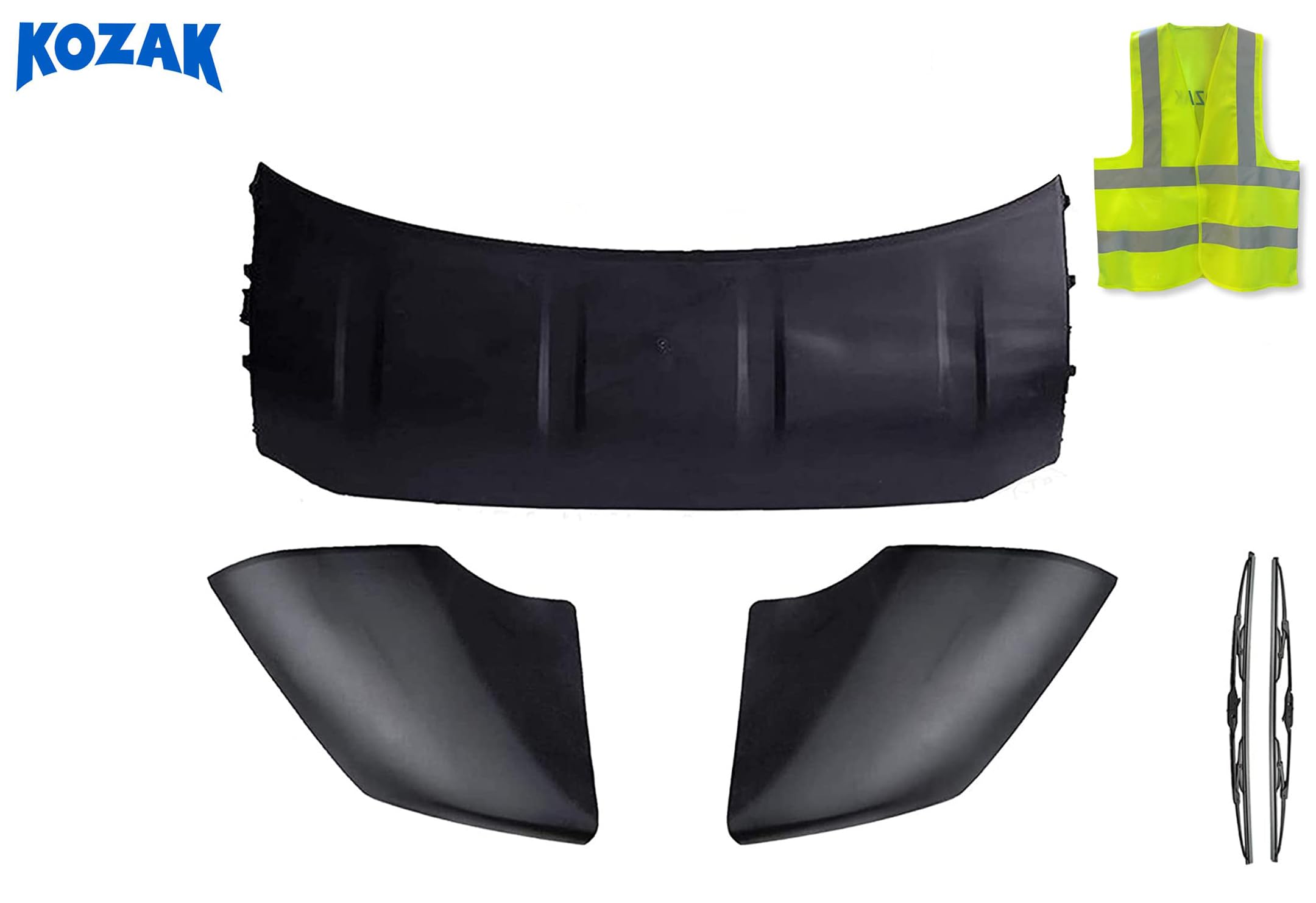 V Kozak Bumper Air Flow Deflector Right Side, Left Side and