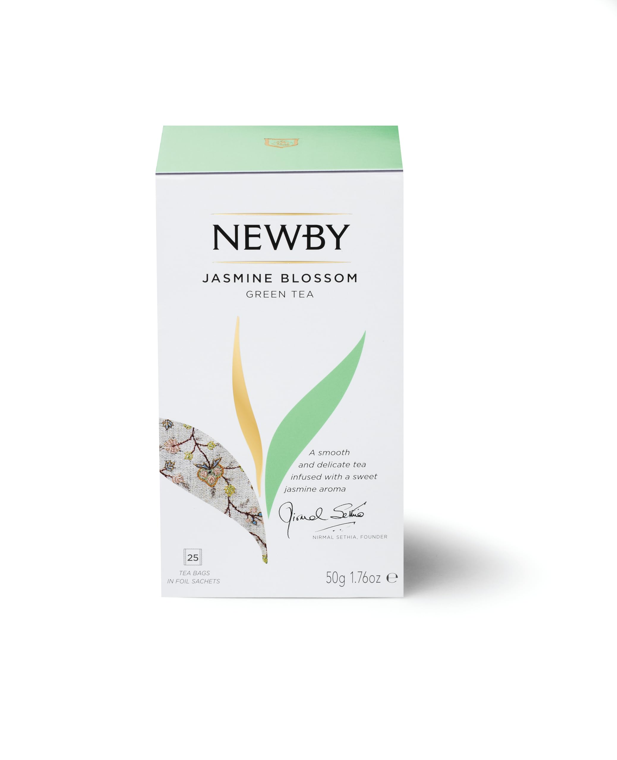 Newby Teas Classic Jasmine Blossom Tea Bags (Pack of 1, Total 25)