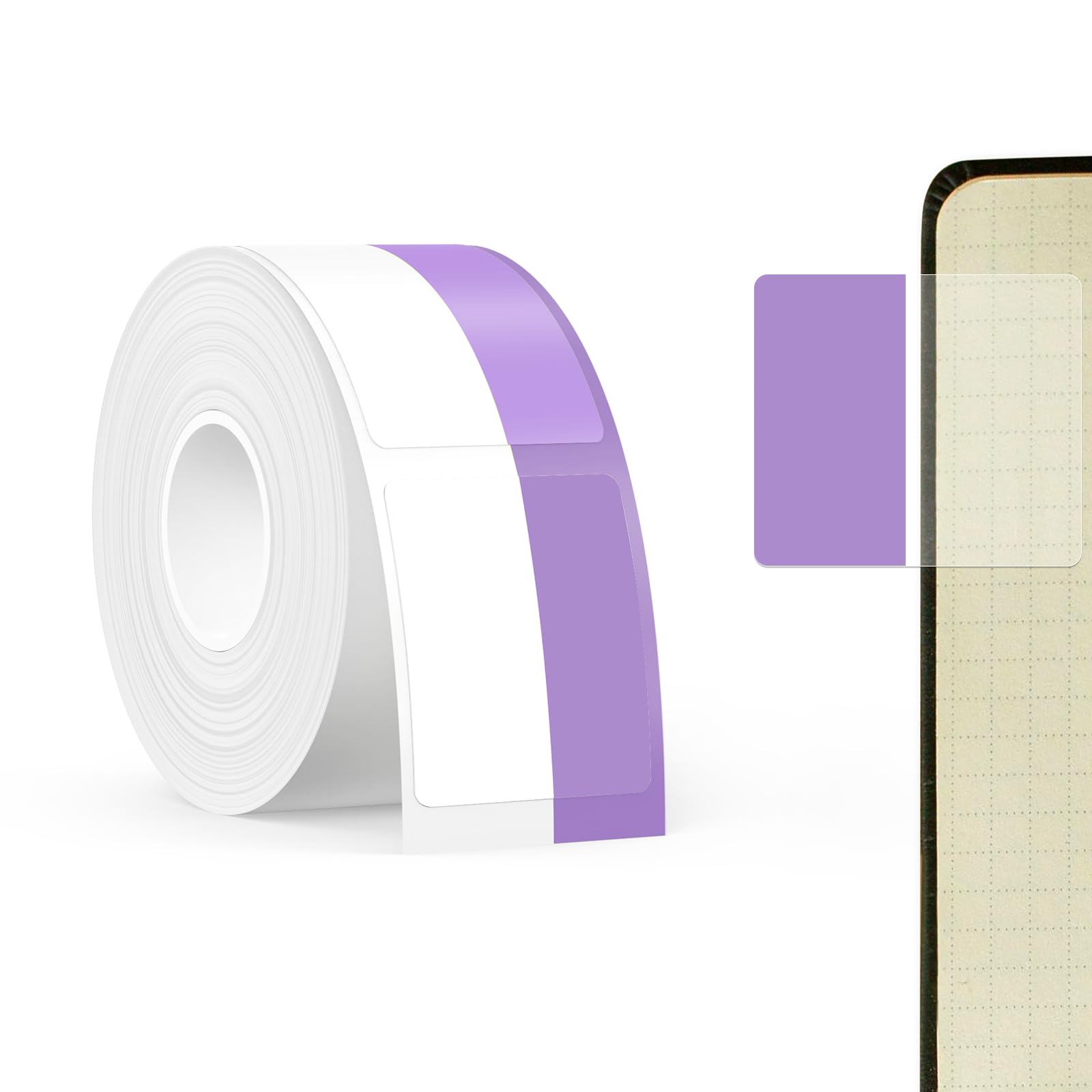 Étiquettes Thermiques Transparentes 40x60mm - 150 Pièces/Rouleau Pour T50M Pro Imperméables
