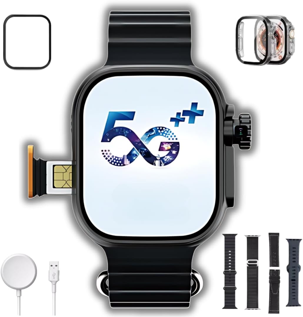 Smartwatch 5g Ultra 3 Ai 16gb Serie 10 Relogio Inteligente Microwear Chip Câmera NFC ChatGPT + Brindes Original Masculino Feminino (Preto) Smartwatch 5g Ultra 3 Ai 16gb Serie 10 Relogio Inteligente Microwear Chip Câmera NFC ChatGPT + Brindes Original Masculino Feminino (Preto)