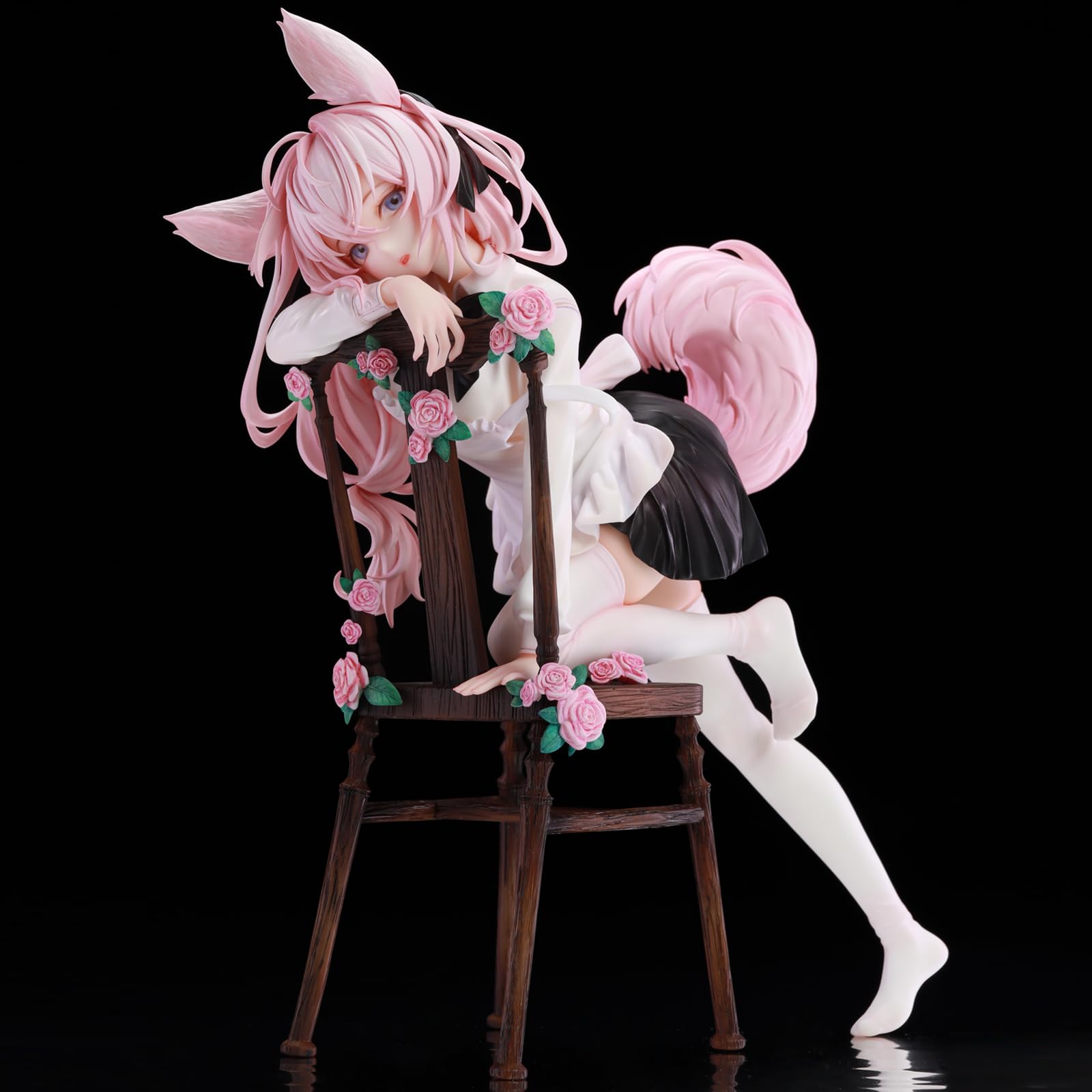 Anime Girl Figure Rabbit FLOVA 1/7 Collection Doll Gift Model Toys No Box