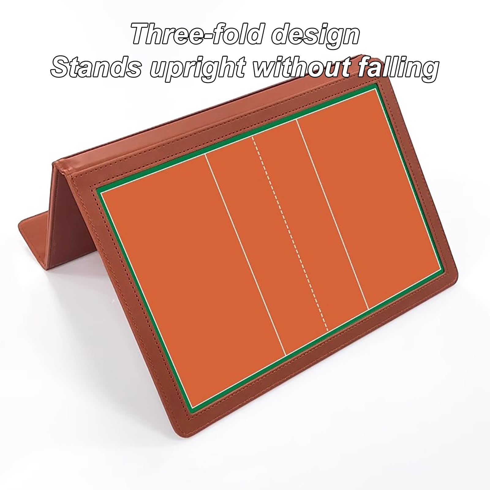 Lavagna Tattica Pallavolo Volley, Cartellina Tattica Magnetica Pallavolo, Include Penna e Pezzi Degli Scacchi Magnetici, Design Pieghevole, per l'insegnamento