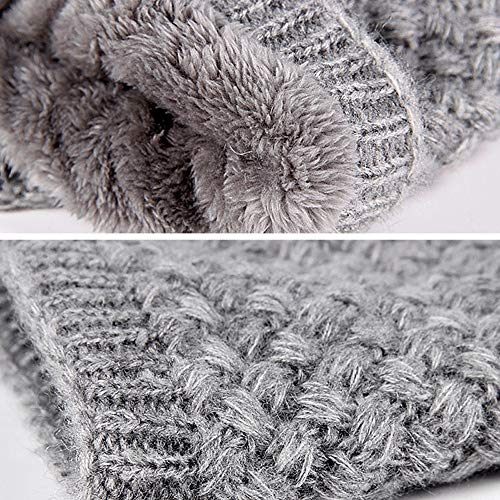 Cruoxibb Womens Winter Infinity Scarf Double-Layer Soft Fleece Lined Thick Knit Neck Warmer Circle Scarf #TOP7