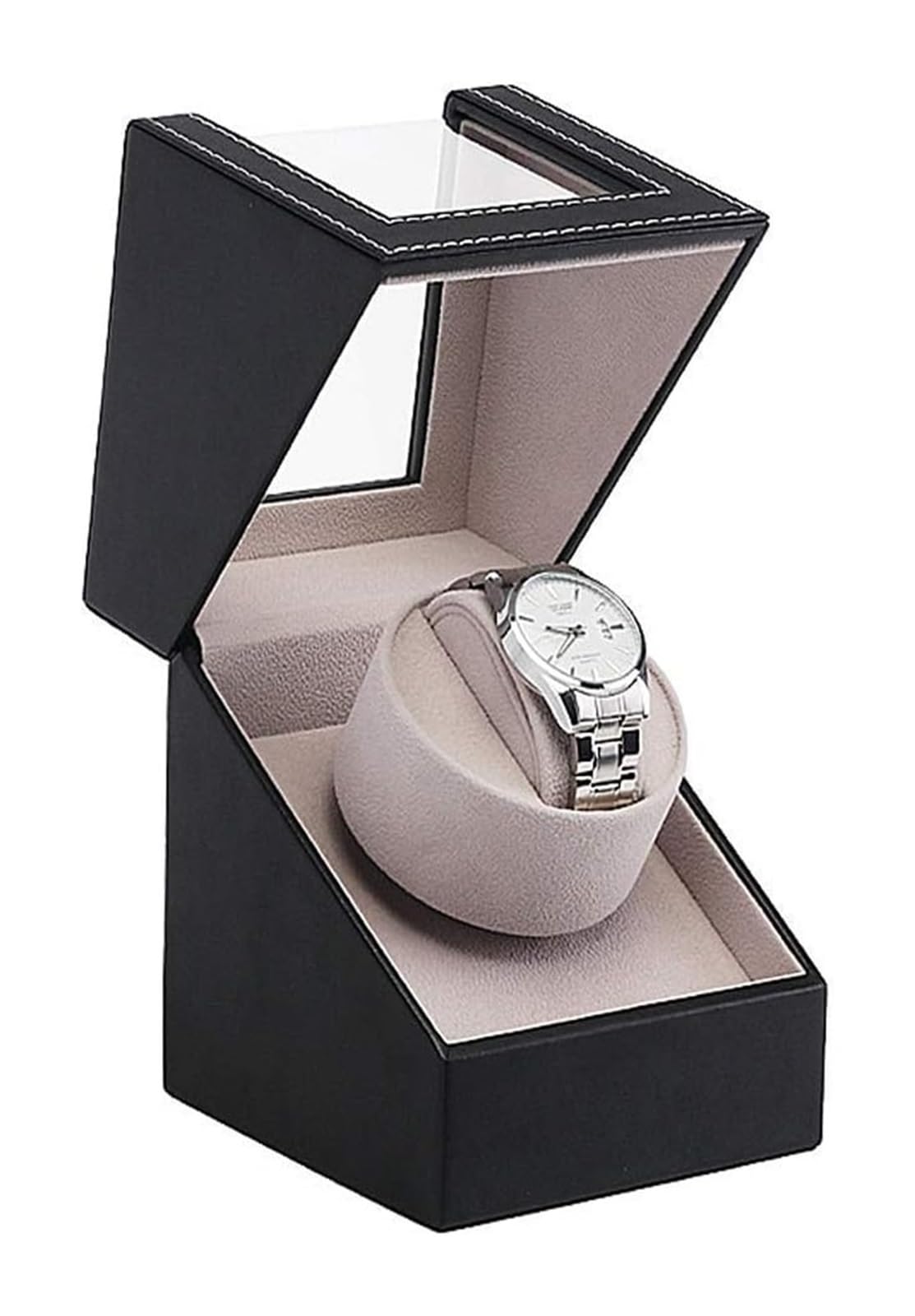 QUSYZD Watch Box Automatic Watch Winder Box Winder with Double Watch Winder Box Silent Battery Winder Storas BoxesHoliday Gift Watch Case,
