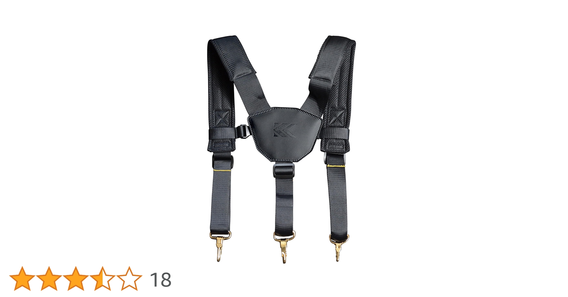 Amazon.co.jp: フジ矢 サスペンダー 黒金 LIGHT PU LEATHER