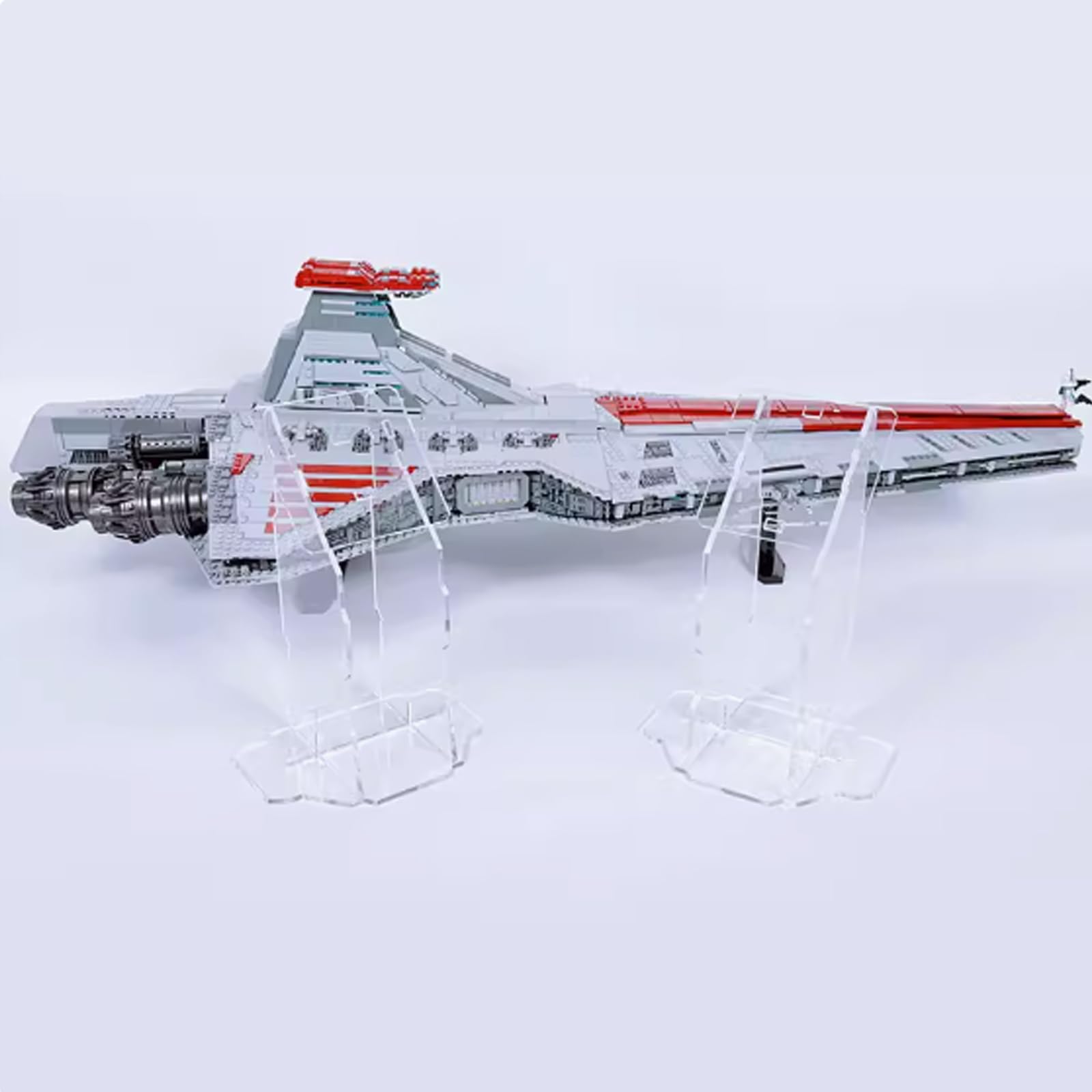 DANRUN Clear Acrylic Stand Compatible with Lego 75367 Cruiser for Countertop Mounting Display (Model Not Included)
